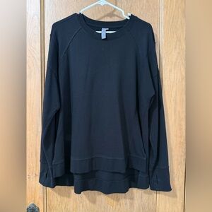 Sweaty Betty Black Crew Neck Top